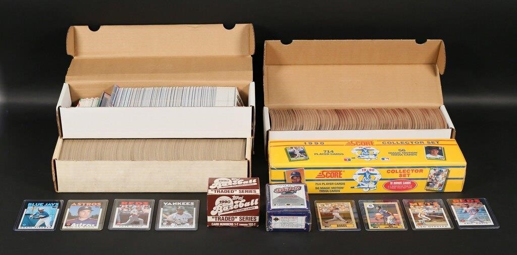 BASEBALL CARDS 1980S 1990S AND
