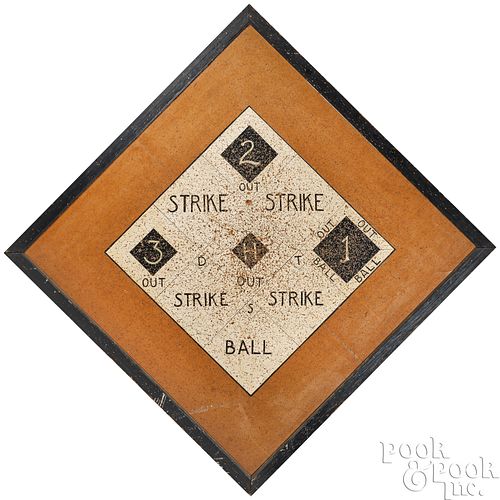 BASEBALL CORK SCOREBOARDBaseball