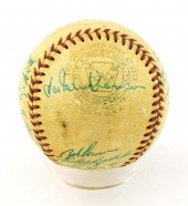 BASEBALL: SIGNED BASEBALL, C.