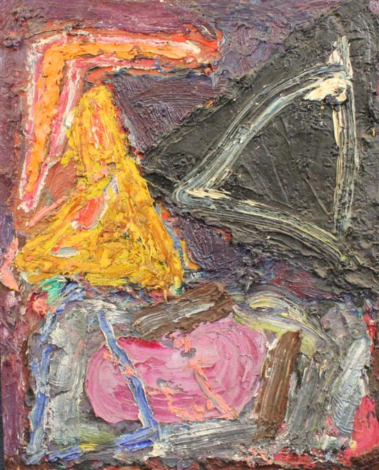 Basil Beattie (1935-) oil on