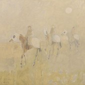 BASIL BLACKSHAW OIL ON CANVAS,