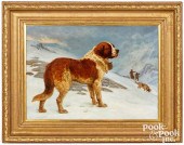 BASIL BRADLEY OIL ON CANVAS SA