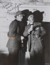 BASIL RATHBONE SIGNED PHOTOGRA