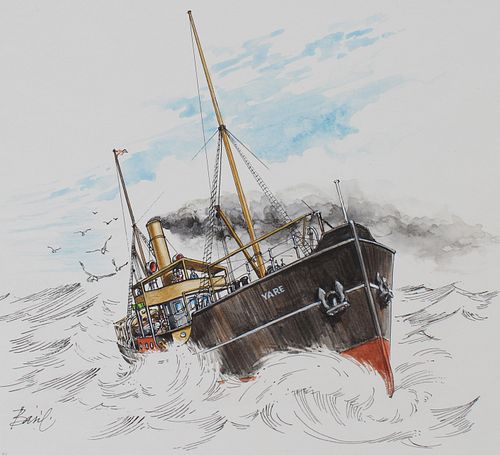 BASIL SMITH (B. 1925) "R.M.S. YARE"