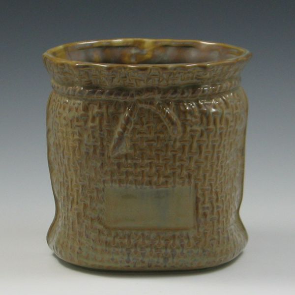 Basket Weave Pattern Planter marked