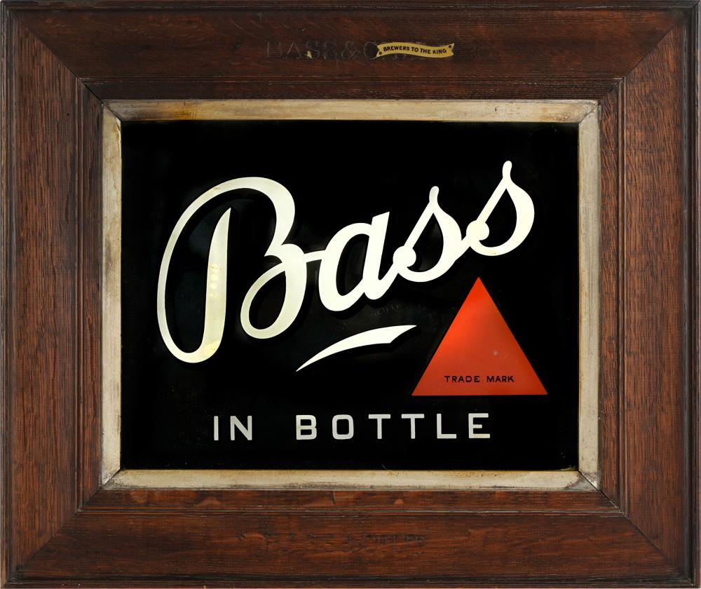 BASS ALE BAR MIRRORinscribed