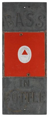 BASS BEER ADVERTISING SIGN SET