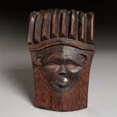 BASSA PEOPLES, CARVED SANDE SO