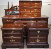 BASSETT CHERRY FINISH CHEST, T