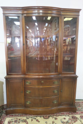 BASSETT MAHOGANY CHINA CABINET