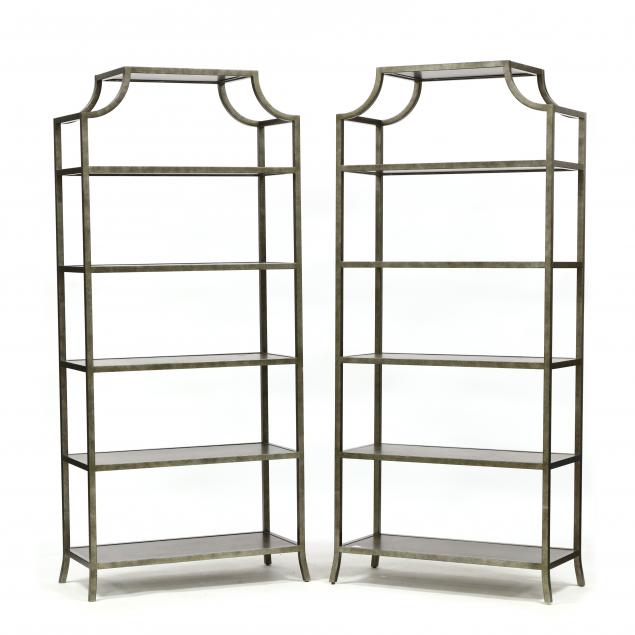 BASSETT, PAIR OF INDUSTRIAL STYLE