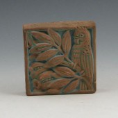 Batchelder tile with bird. Mar