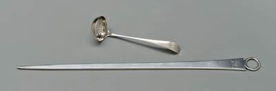 Bateman English silver skewer,