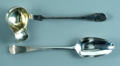 Bateman spoon, Continental ladle: