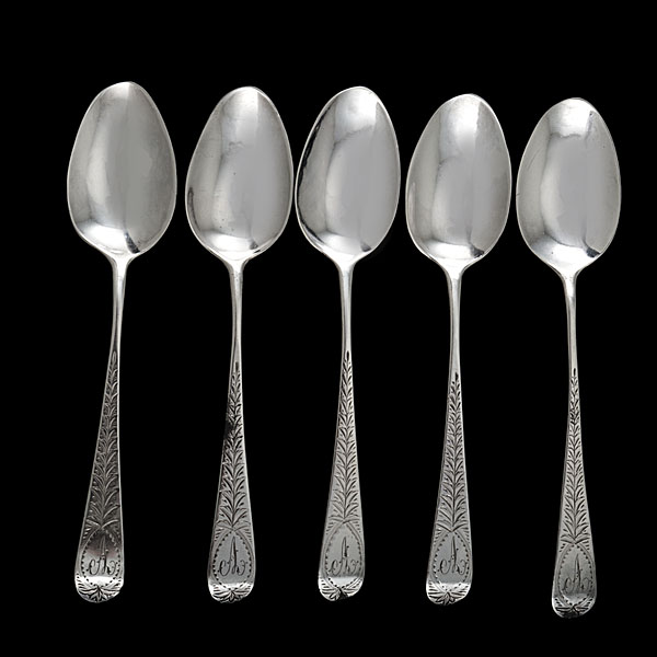 Bateman Sterling Teaspoons