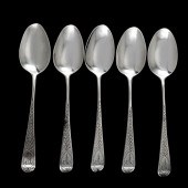 Bateman Sterling Teaspoons Eng