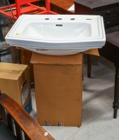 BATHROOM SINK & PEDESTAL An Au
