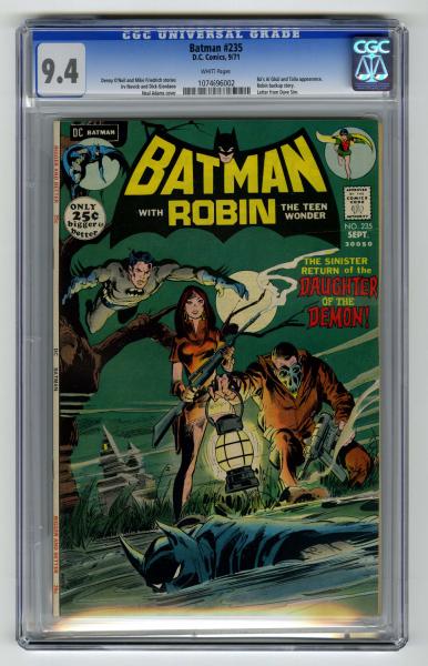 Batman #235 CGC 9.4 D.C. Comics