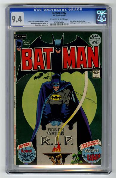 Batman #242 CGC 9.4 D.C. Comics