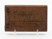 BATRITE METAL LOGO DIE PLATE,