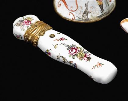 Battersea enamel etui or needle