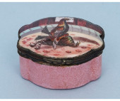 BATTERSEA ENAMELED PATCH BOX<b