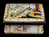 BATTERSEA PEACOCK ENAMEL SNUFF