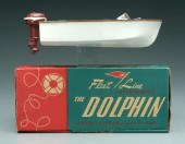 Battery operated toy speedboat
