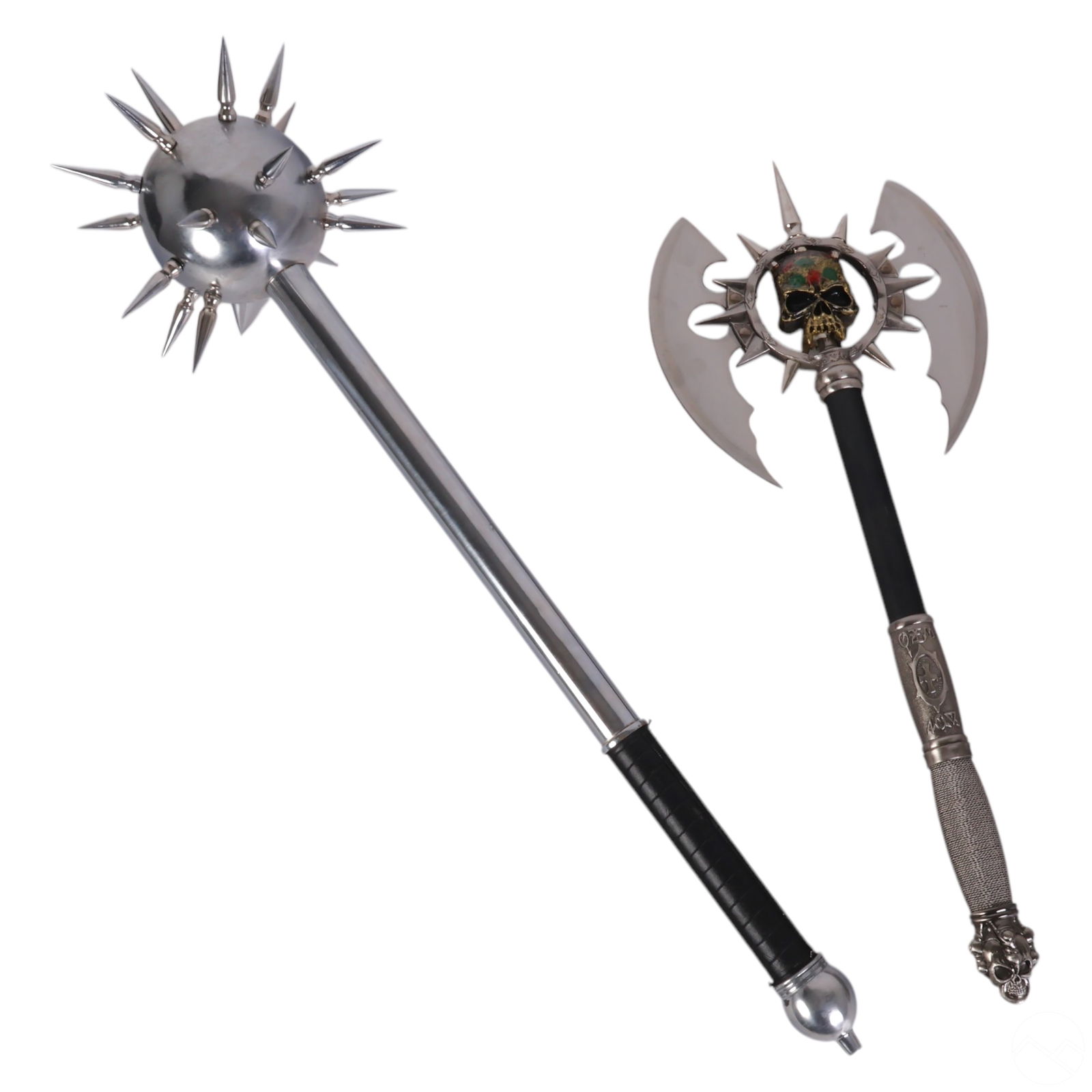 BATTLE AXE & SPIKED MACE FANTASY