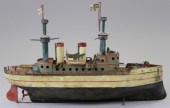 BATTLESHIP Hand painted tin do