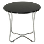 BAUHAUS BLACK ENAMEL CHROME RO