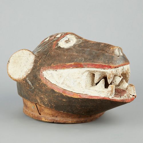 BAULE AFRICAN HYENA MASK COTE