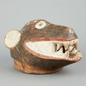 BAULE AFRICAN HYENA MASK COTE