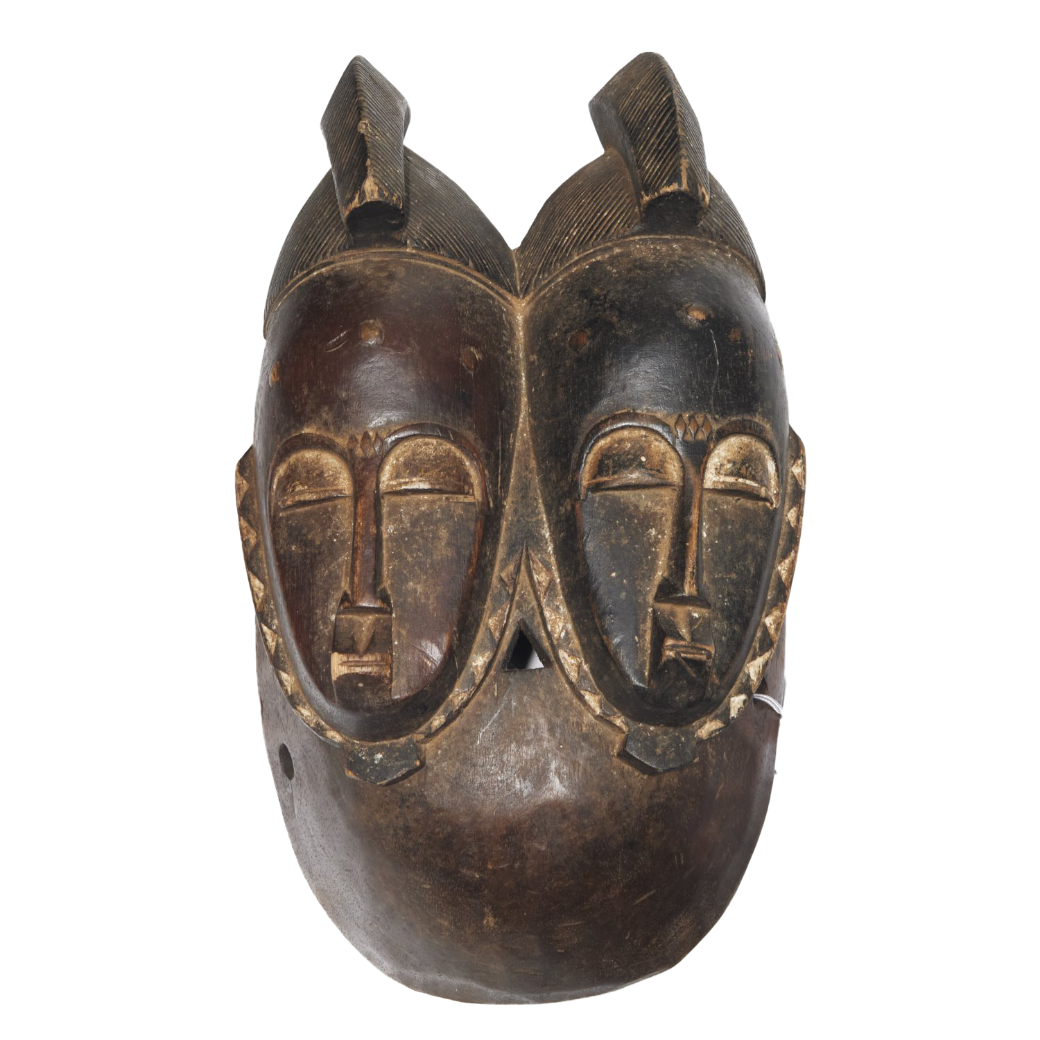 BAULE CARVED AND PIGMENTED DOUBLE