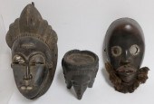 BAULE & DAN MASKS, CHOKWE RITU