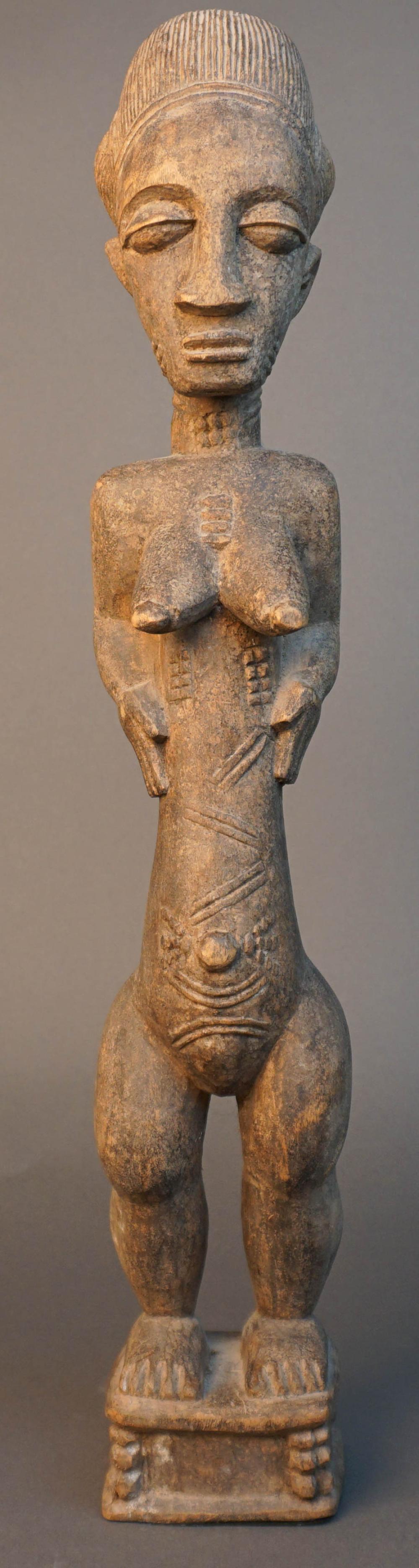 BAULE IVORY COAST CARVED WOOD
