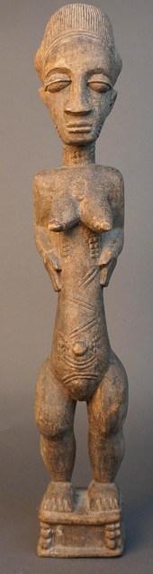 BAULE IVORY COAST CARVED WOOD