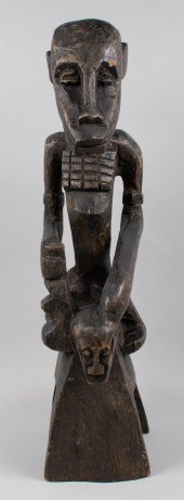 BAULE PEOPLES, SHRINE MONKEY F
