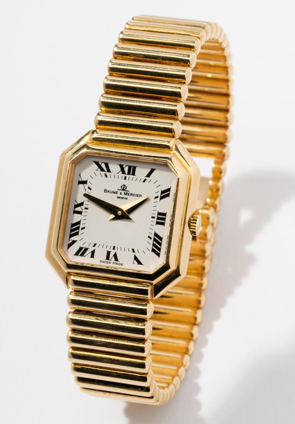 BAUME AND MERCIER 18 KARAT YELLOW