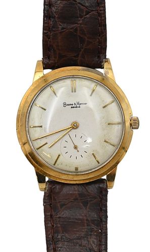 BAUME & MERCIER 18 KARAT GOLD MEN'S