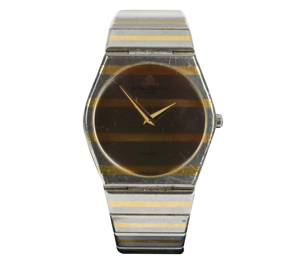 BAUME & MERCIER 'ZEBRA' STAINLESS
