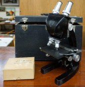 BAUSCH AND LOMB MICROSCOPE IN