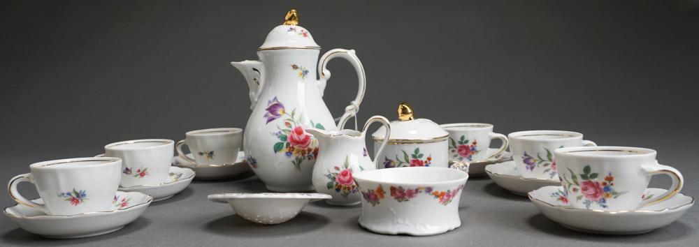 BAVARIAN ASSEMBLED PORCELAIN TEA