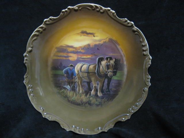 Bavarian Charger plow horse &