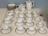 BAVARIAN GILT RIM 50-PIECE ASS