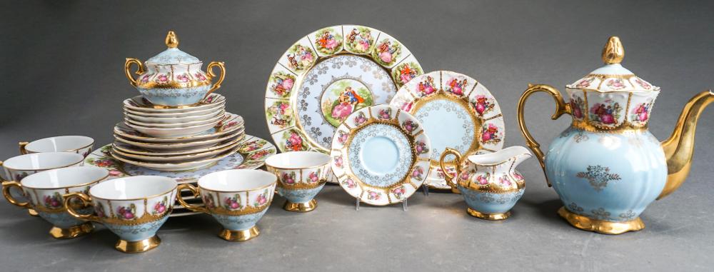 BAVARIAN PORCELAIN GILT DECORATED