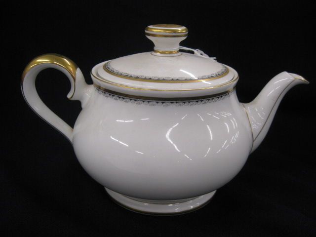 Bavarian Porcelain Teapot gold &