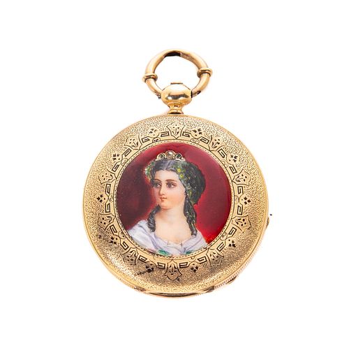 BB BRETING BROS PORTRAIT ENAMELED