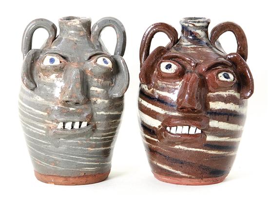 B.B. Craig stoneware swirl face