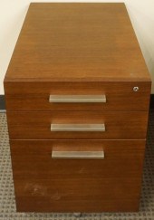 BDI TEAK THREE-DRAWER 'SEQUEL'